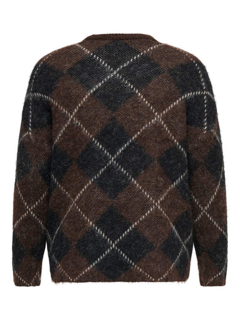 Maglione a quadri