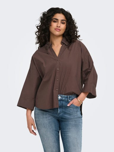 Camicia con manica 3/4