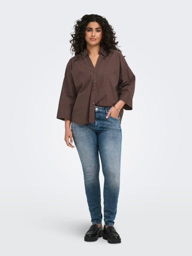 Camicia con manica 3/4