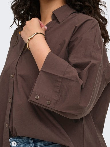 Camicia con manica 3/4