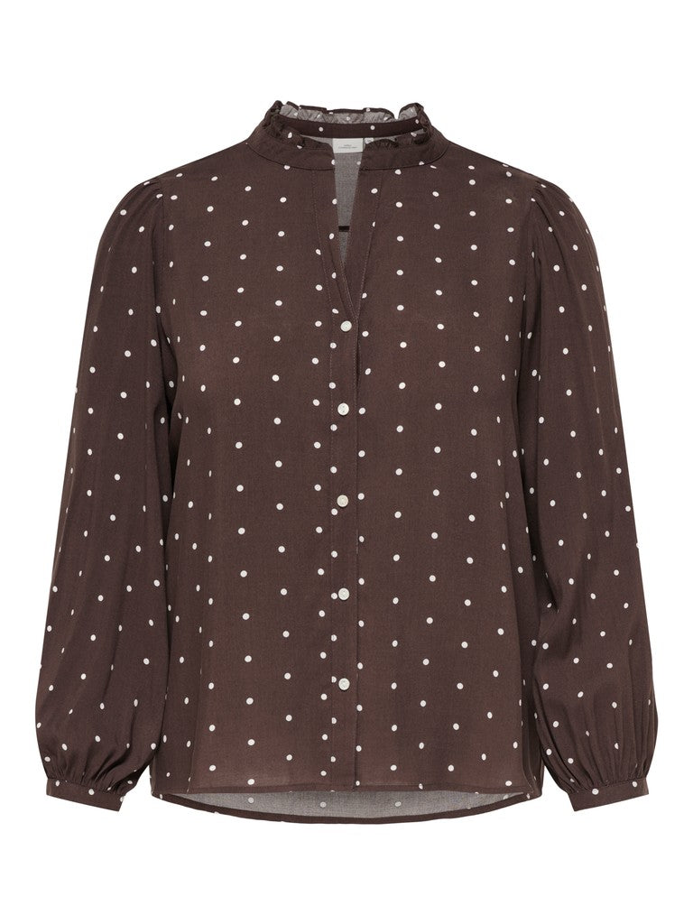 Camicia fantasia a pois