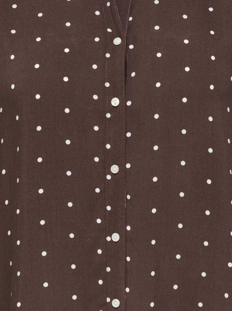 Camicia fantasia a pois