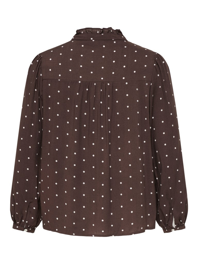 Camicia fantasia a pois