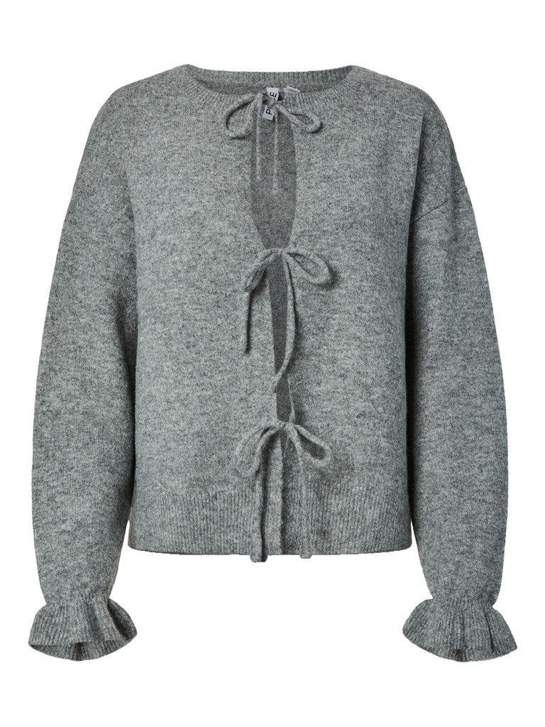Cardigan in maglia con fiocchi