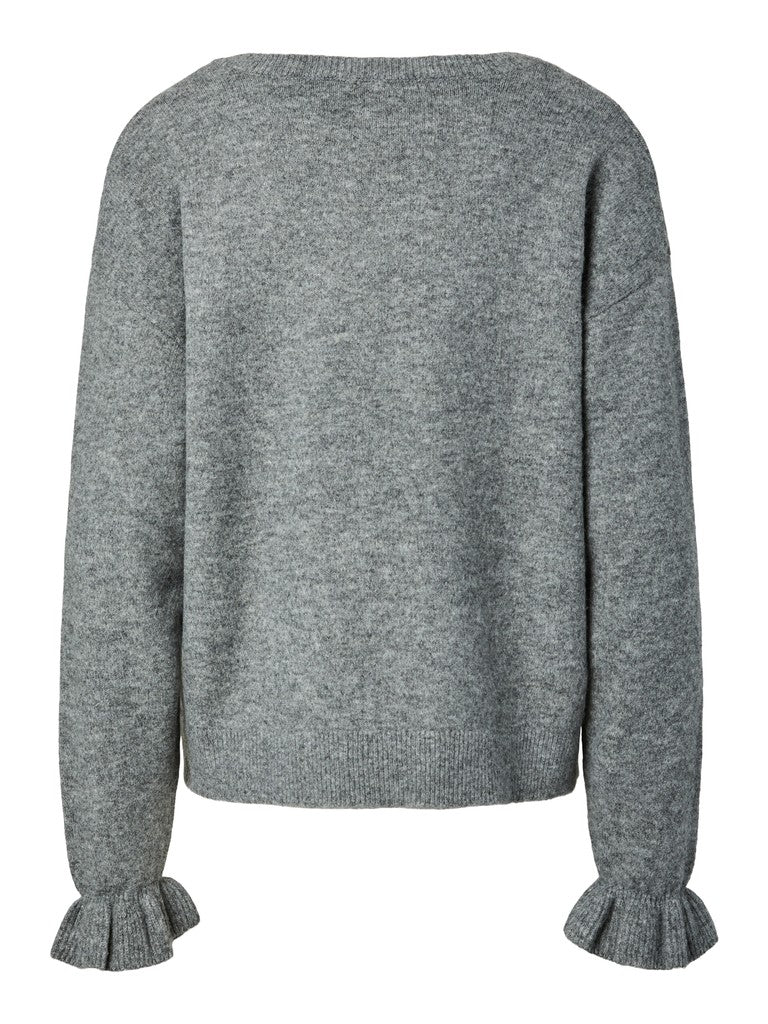 Cardigan in maglia con fiocchi