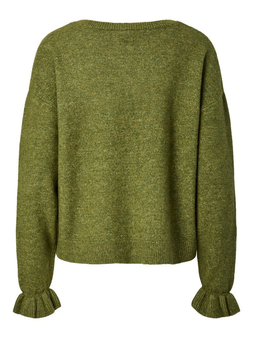 Cardigan in maglia con fiocchi