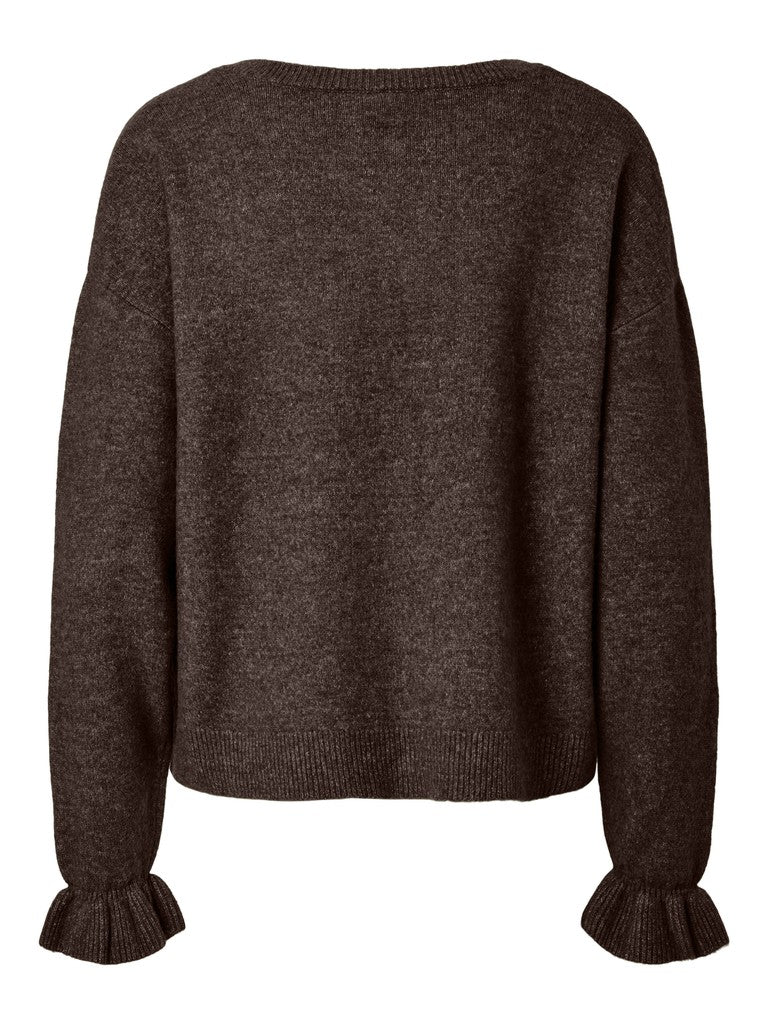 Cardigan in maglia con fiocchi