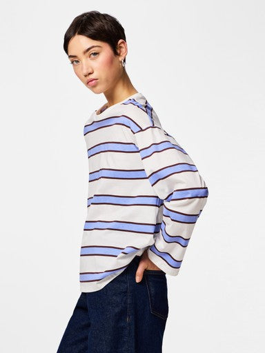 T-shirta a maniche lunghe a righe