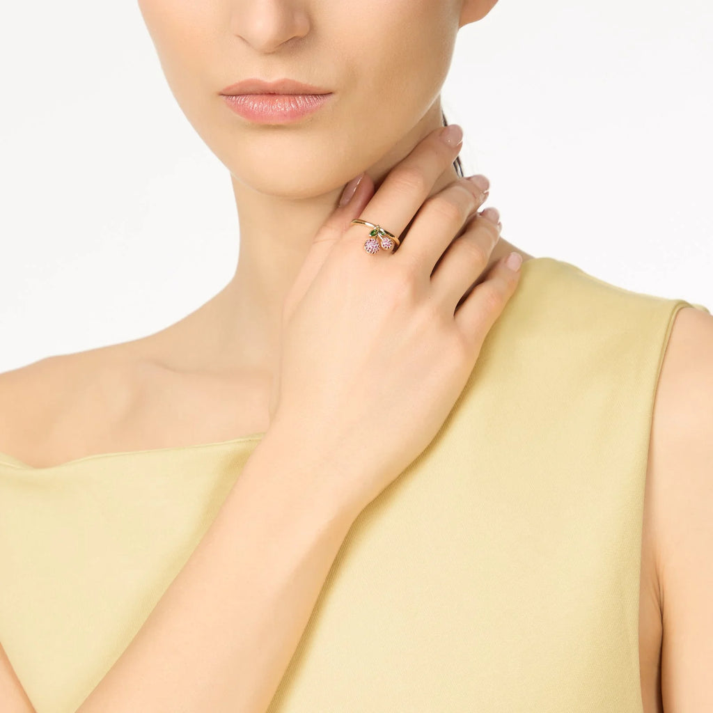 Anello pavè juicy con ciliegie by Sodini
