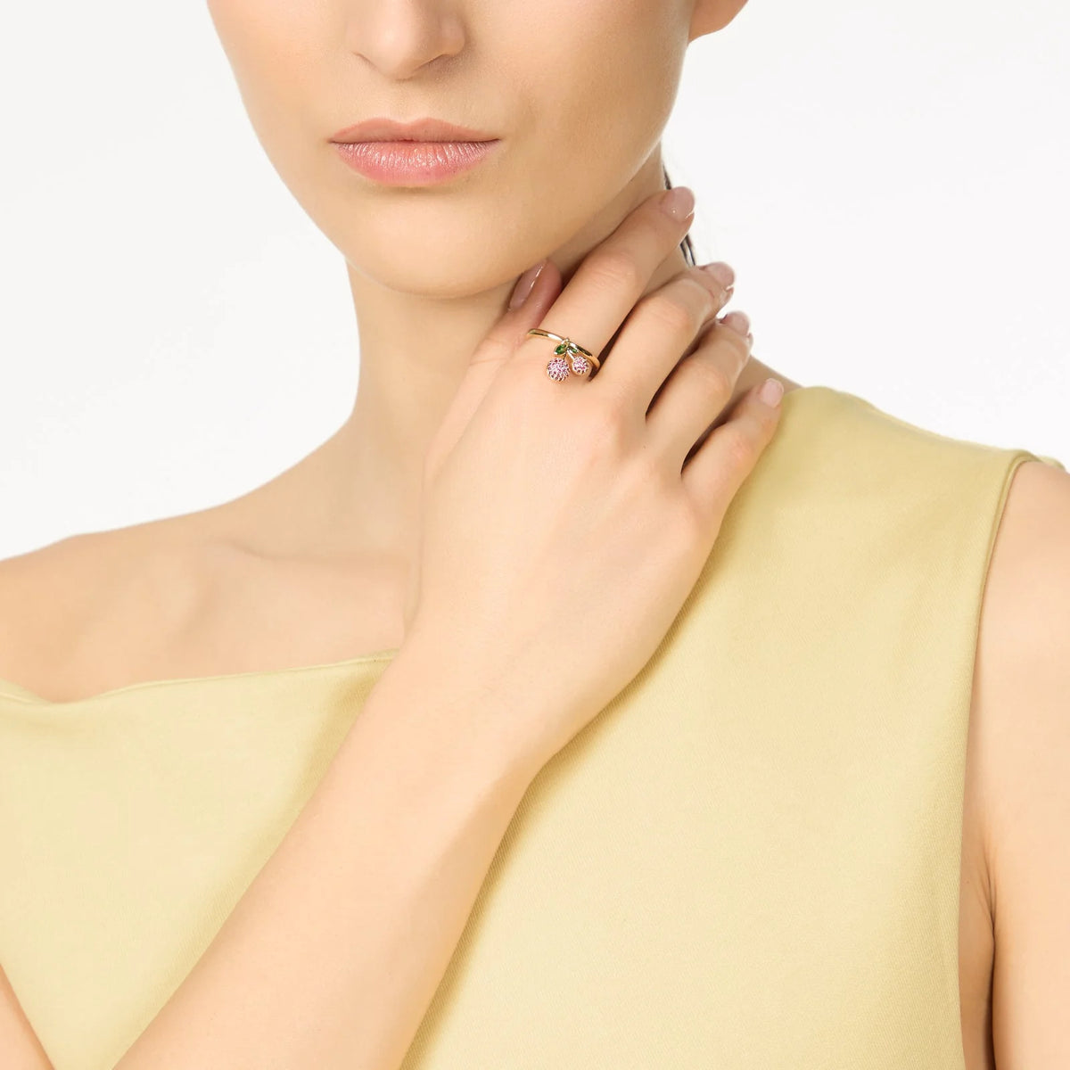Anello pavè juicy con ciliegie by Sodini