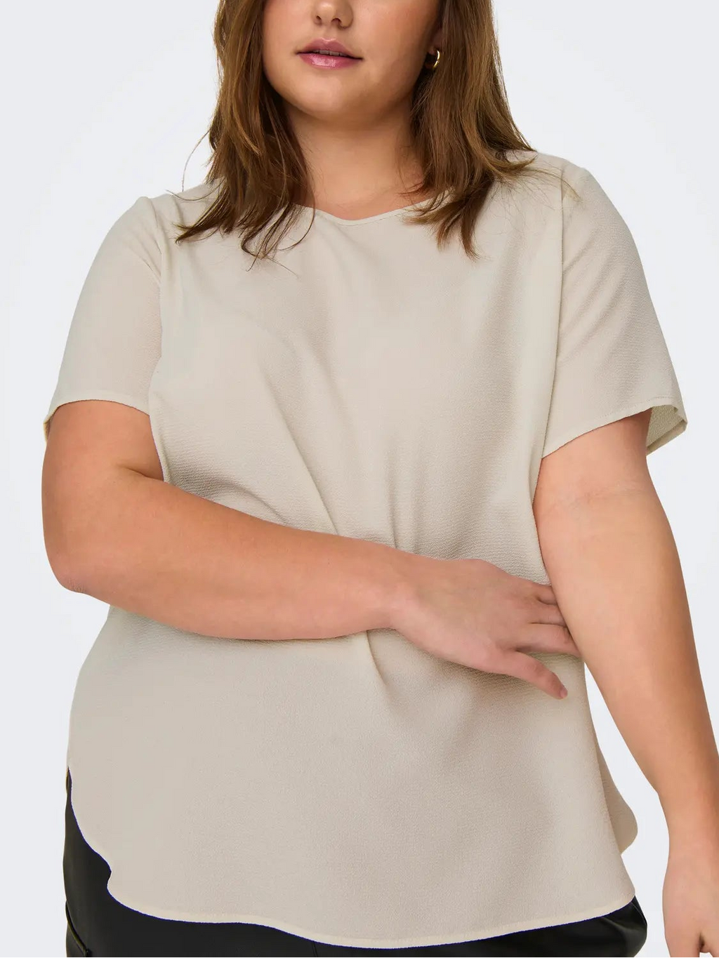 Blusa manica corta taglie curvy