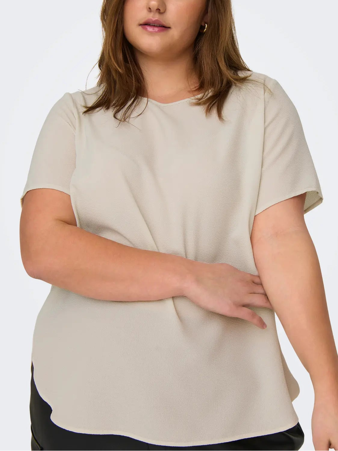 Blusa manica corta taglie curvy