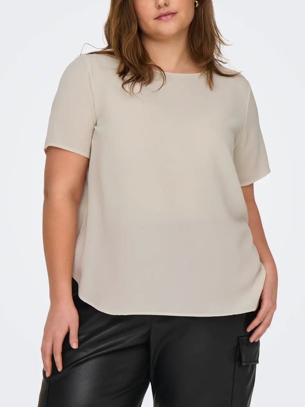 Blusa manica corta taglie curvy