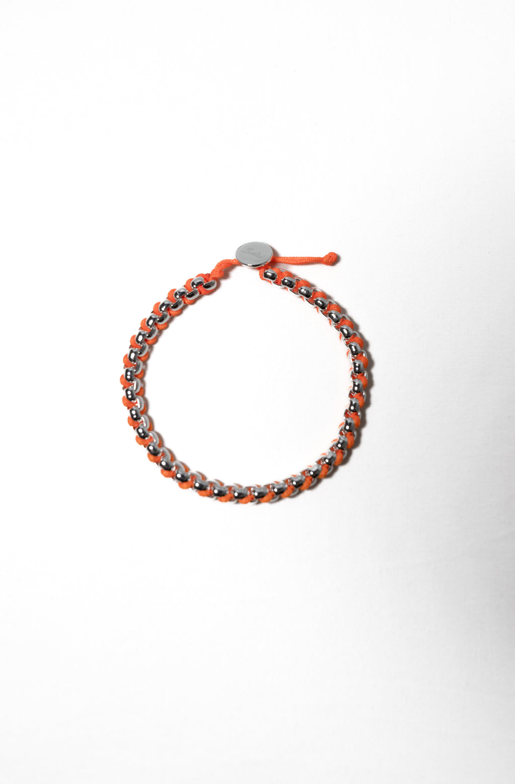 Bracciale in acciaio e cordino