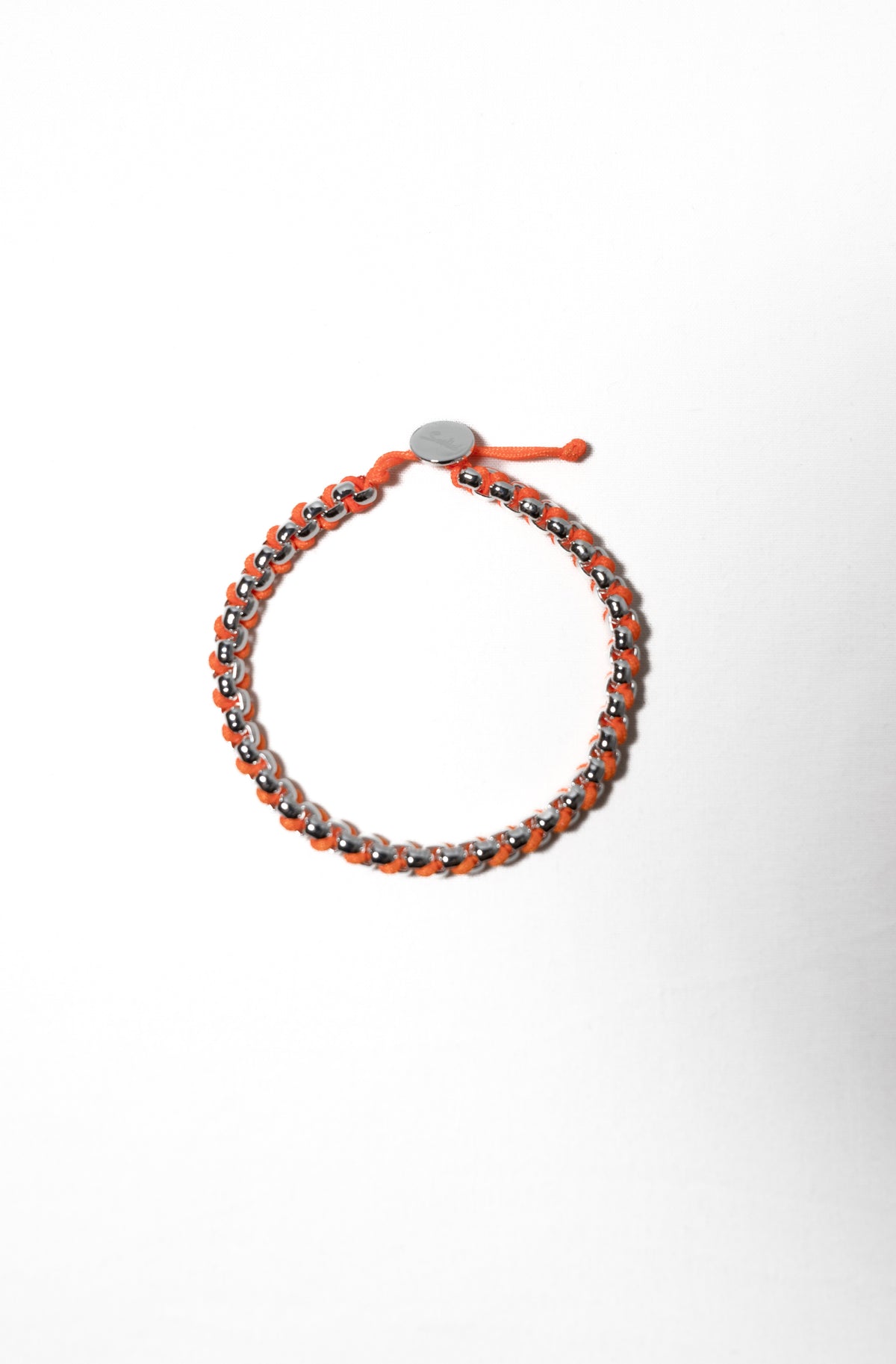 Bracciale in acciaio e cordino