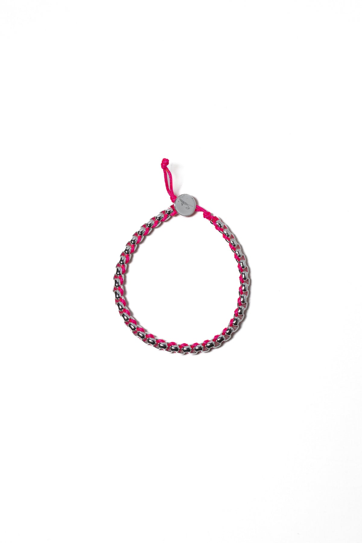 Bracciale in acciaio e cordino