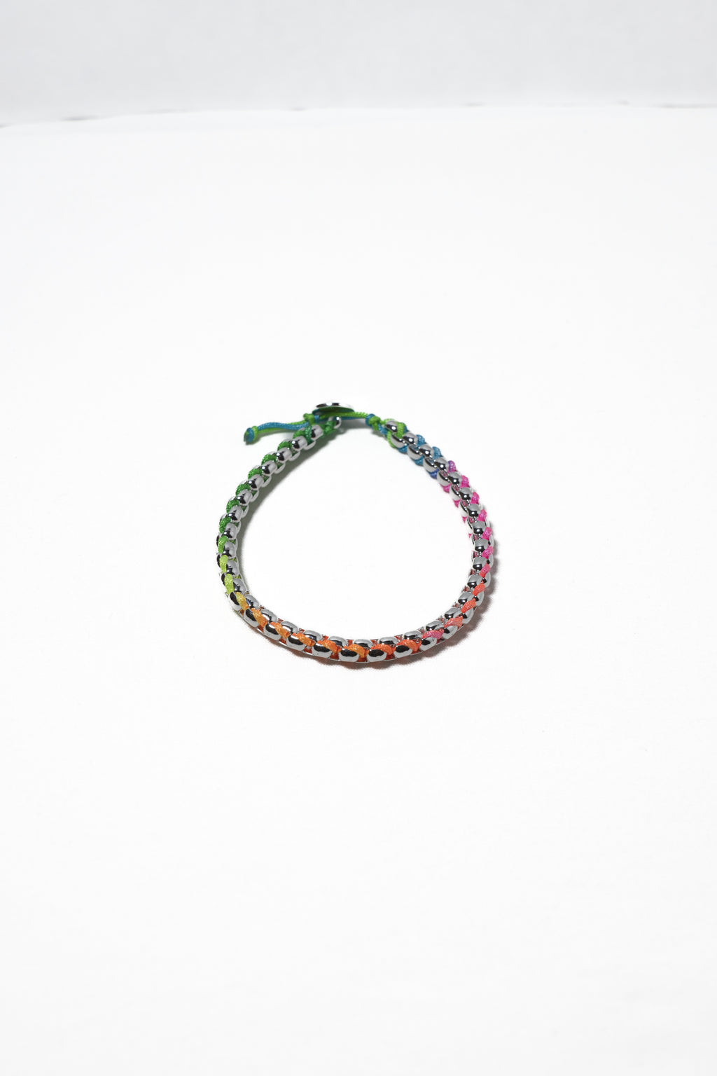 Bracciale in acciaio e cordino