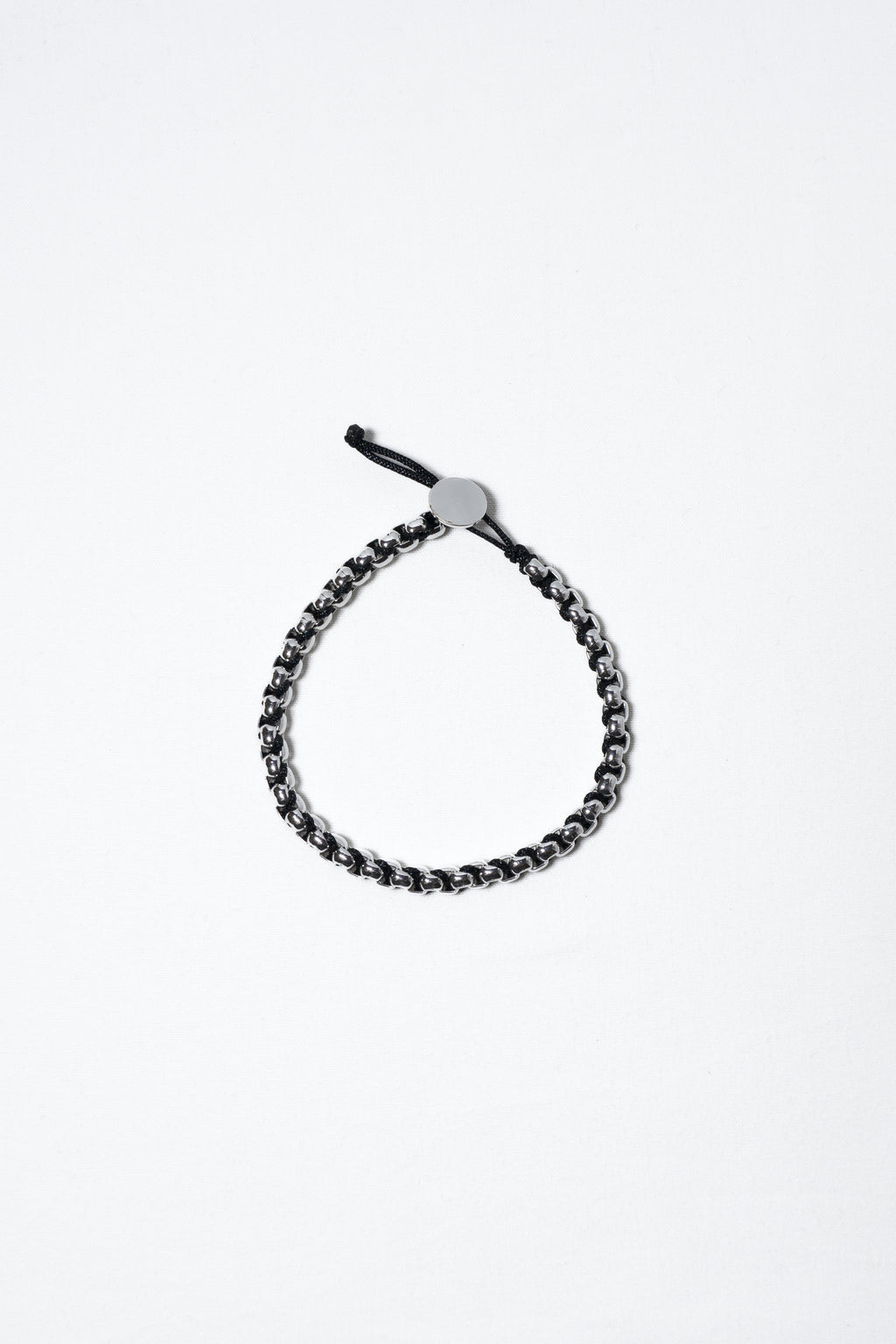 Bracciale in acciaio e cordino