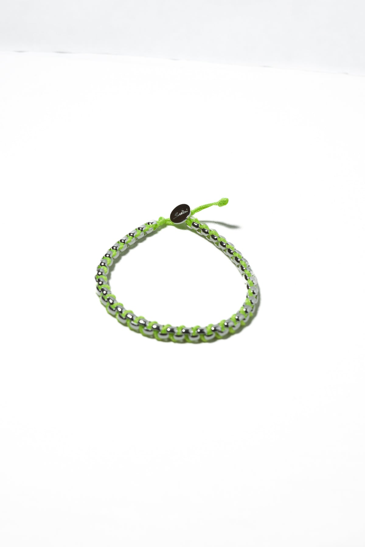 Bracciale in acciaio e cordino