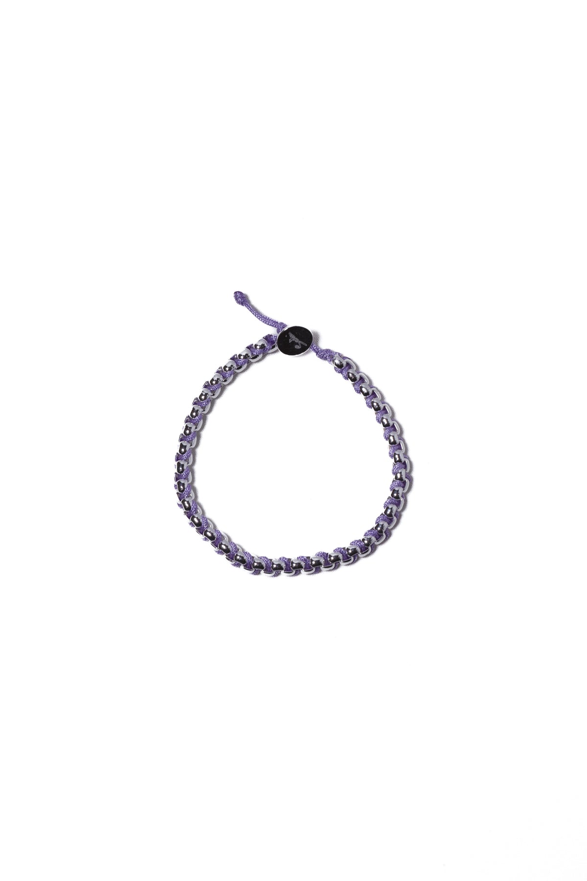 Bracciale in acciaio e cordino