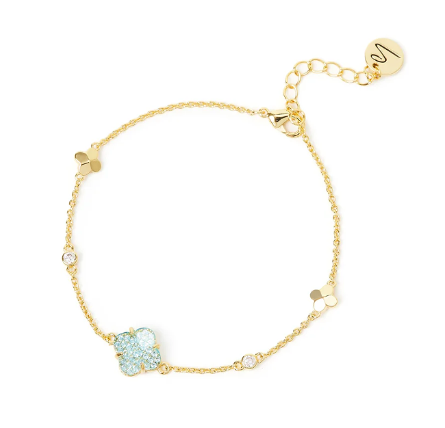 Bracciale catena fiori pavé cilindretti Juliet by Sodini