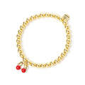Bracciale elastico boule e ciliegie juicy by Sodini