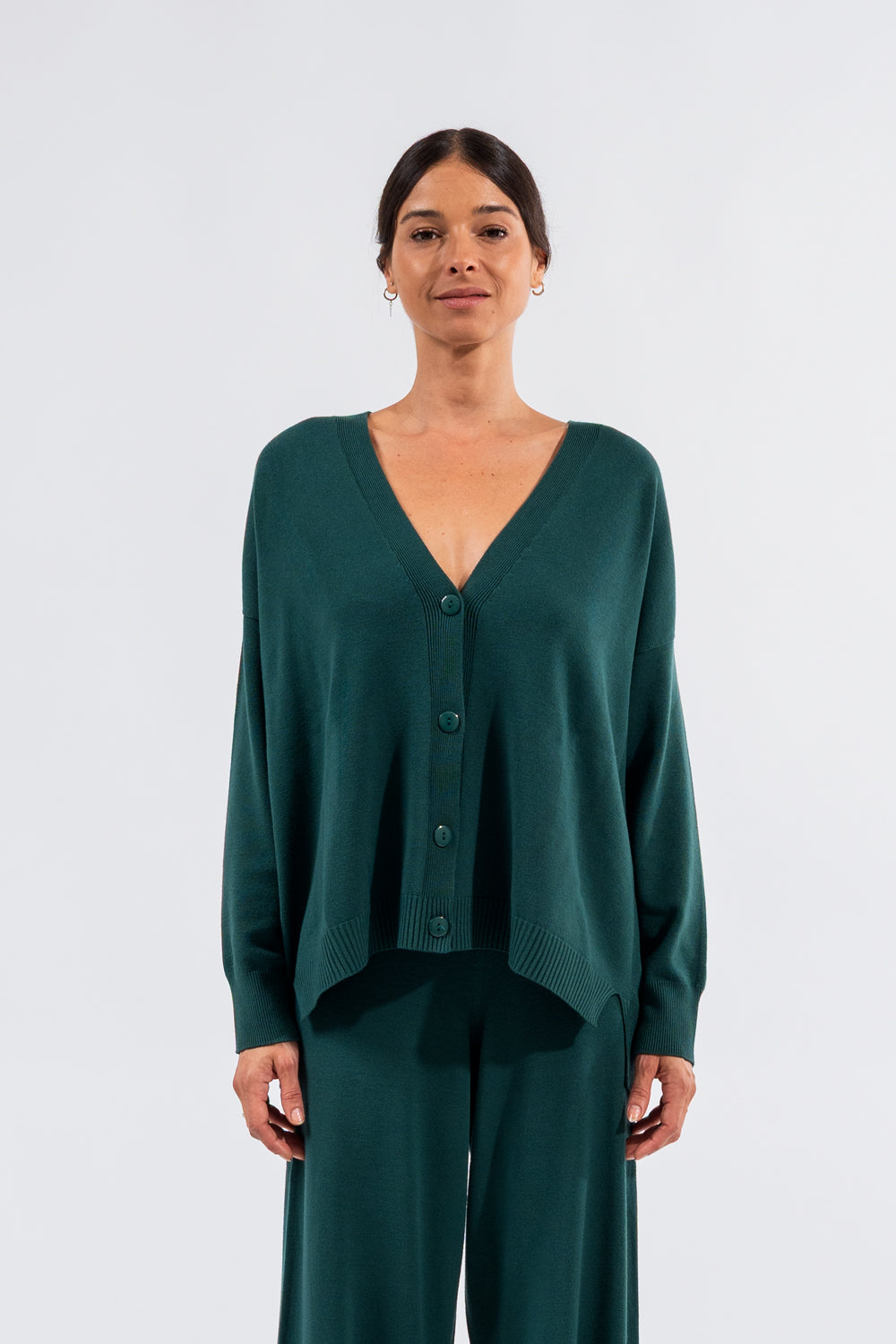 Cardigan con bottoni