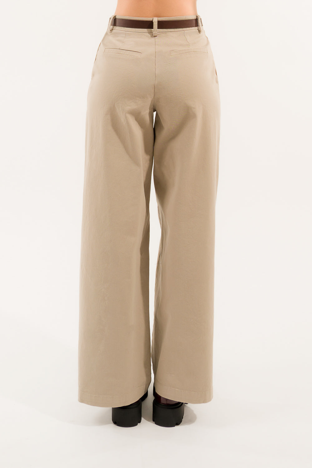 Pantalone chino con cintura