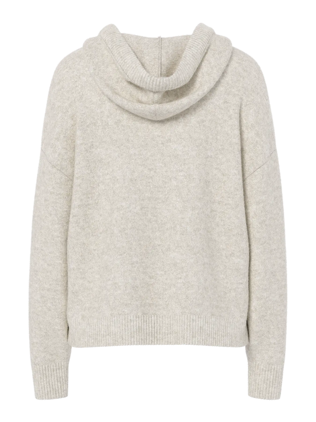 Felpa in maglia con cappuccio