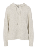 Felpa in maglia con cappuccio