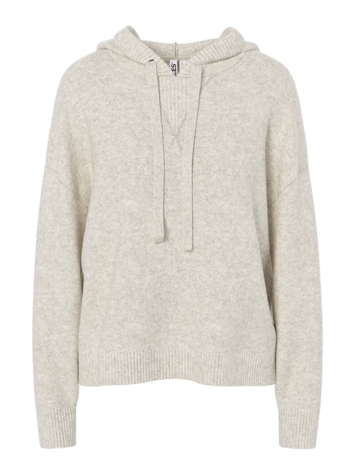 Felpa in maglia con cappuccio