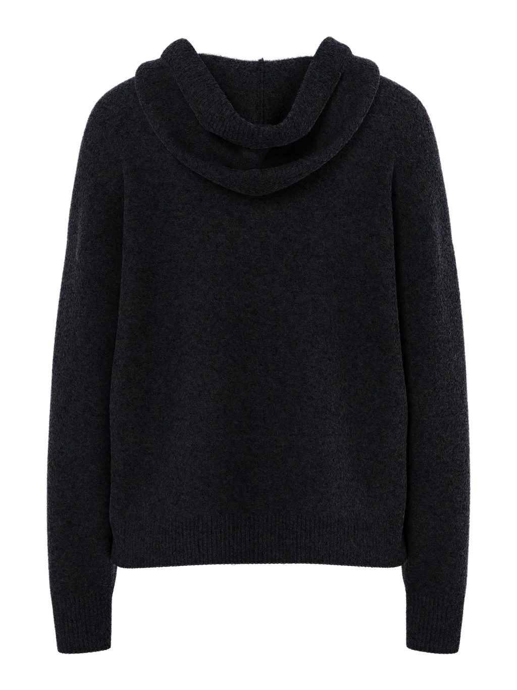 Felpa in maglia con cappuccio