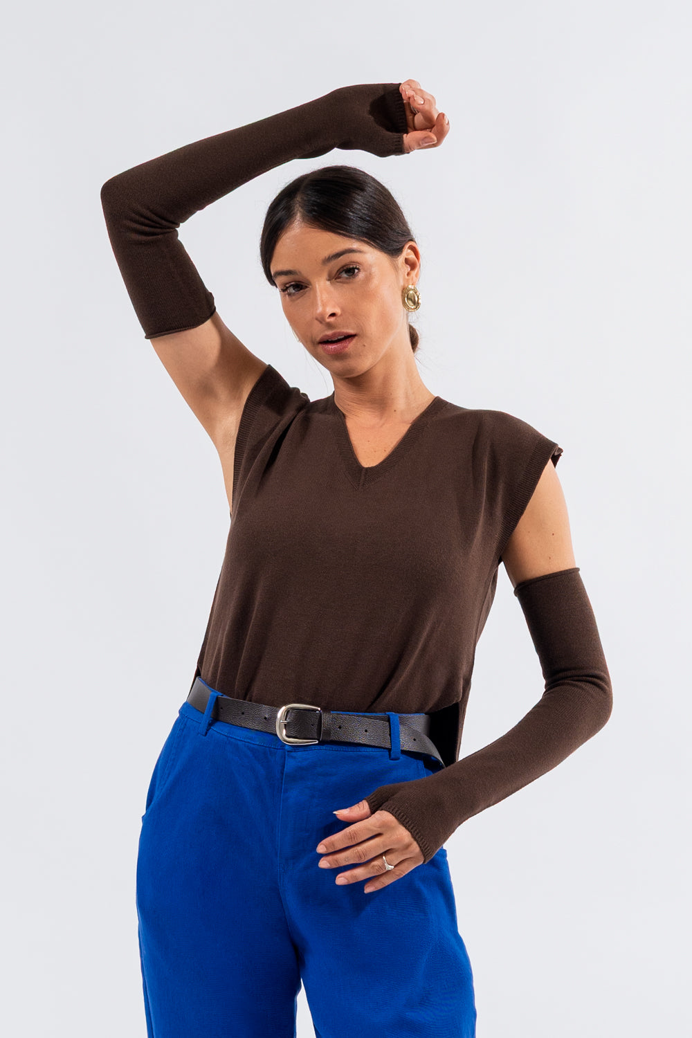 Gilet scollo a V
