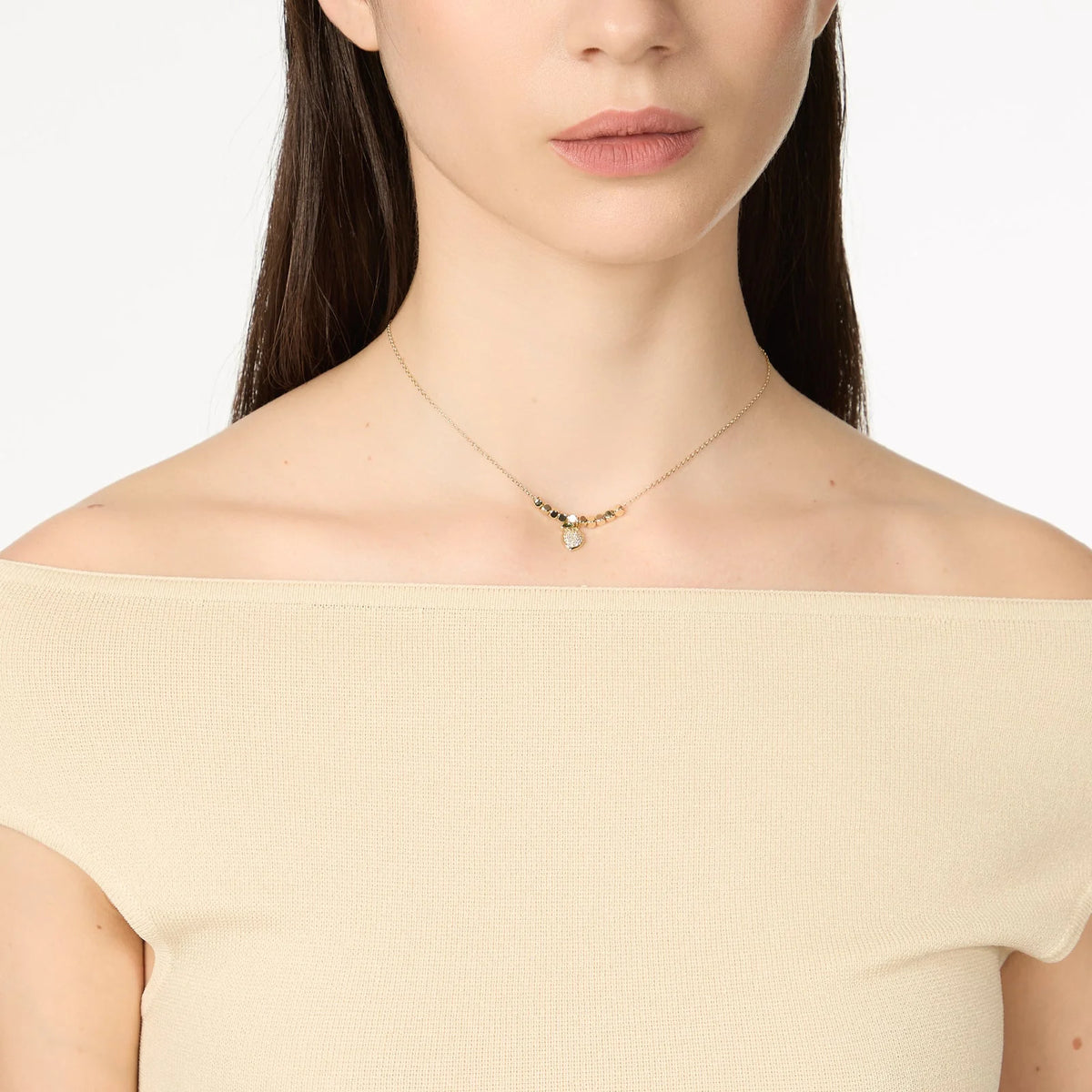 Girocollo con pavé limone Juicy by Sodini