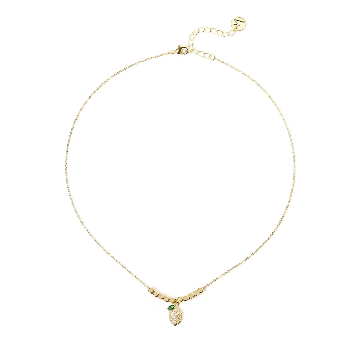 Girocollo con pavé limone Juicy by Sodini