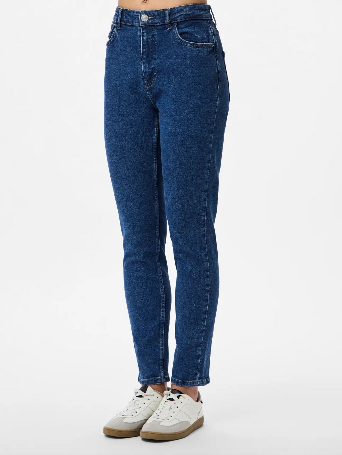 Jeans da donna dritti lavaggio medio