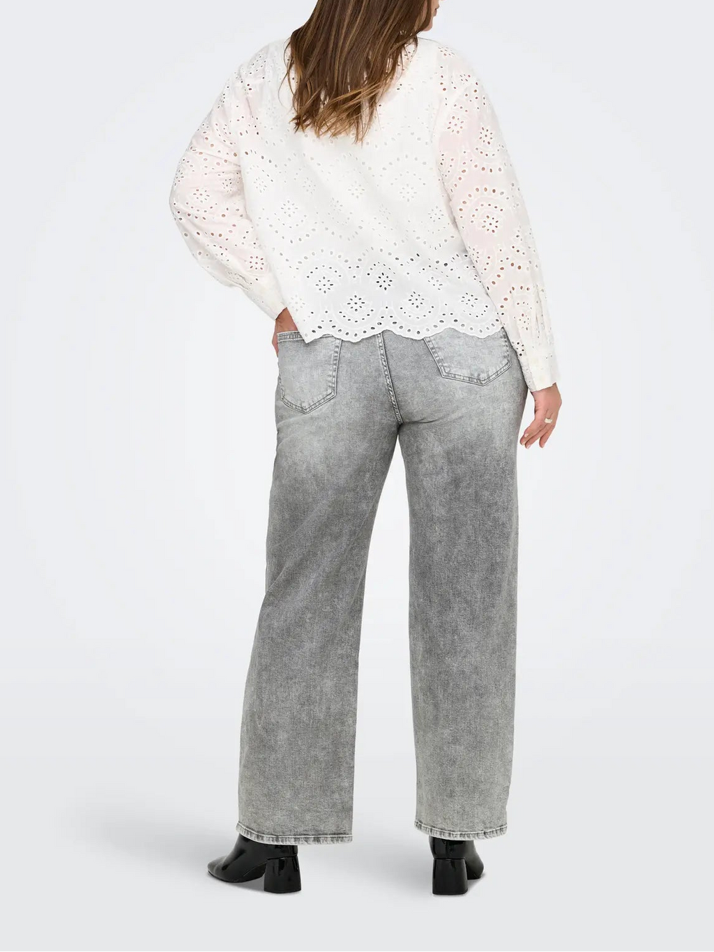 Jeans da donna grigi taglie curvy