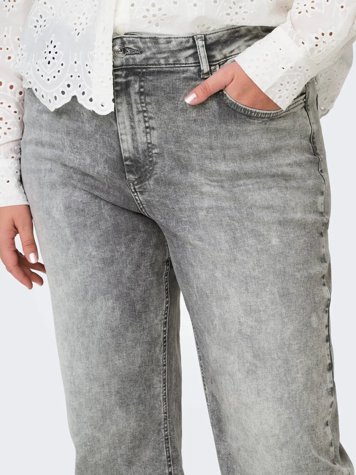 Jeans da donna grigi taglie curvy