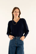Maglia con scollo a V Kontatto