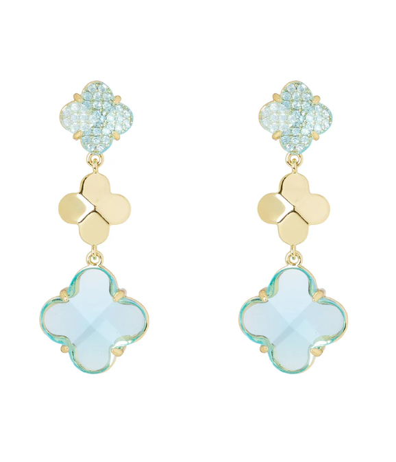 Orecchini cascata tre fiori Juliet by Sodini