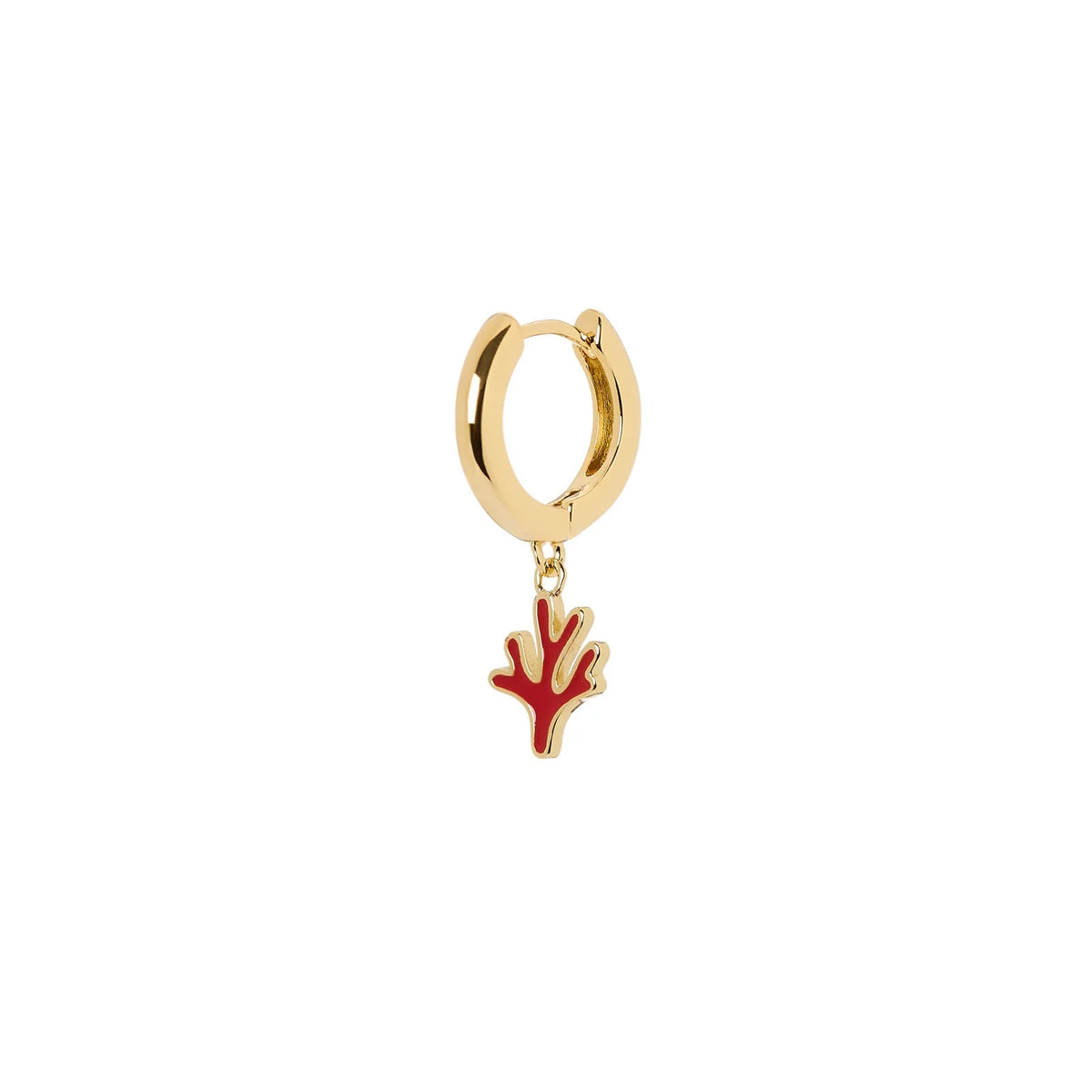 Orecchini a cerchio con corallo summer mania by Sodini