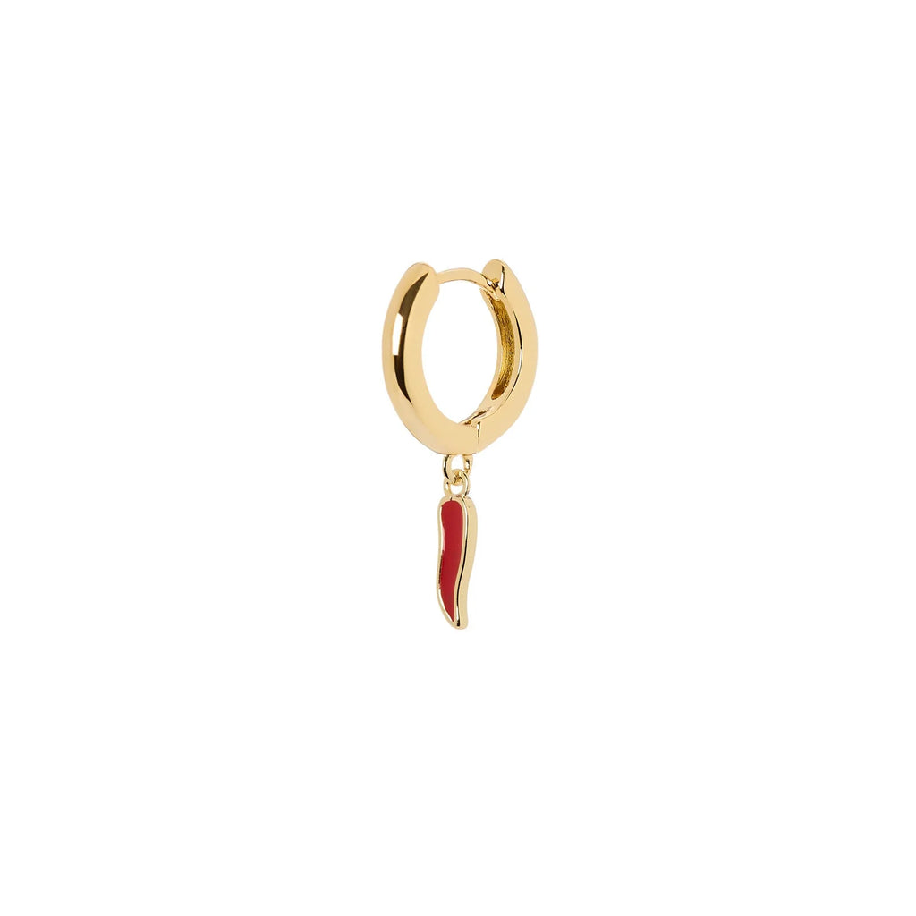 Orecchini a cerchio con cornetto summer mania by Sodini