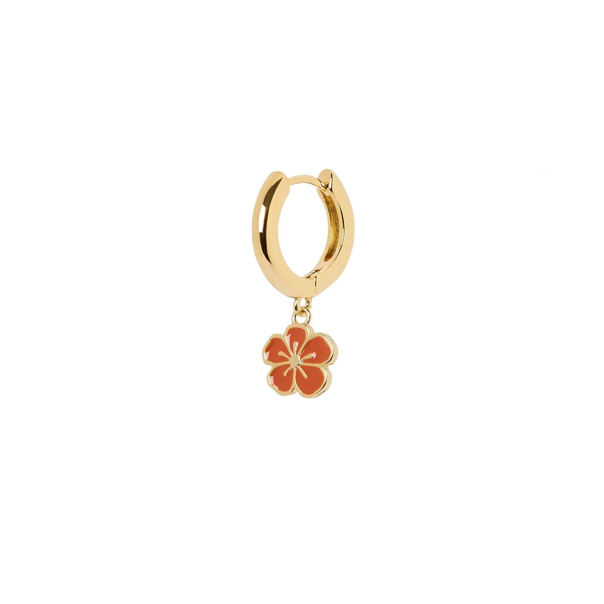 Orecchini a cerchietto con fiore summer mania by Sodini