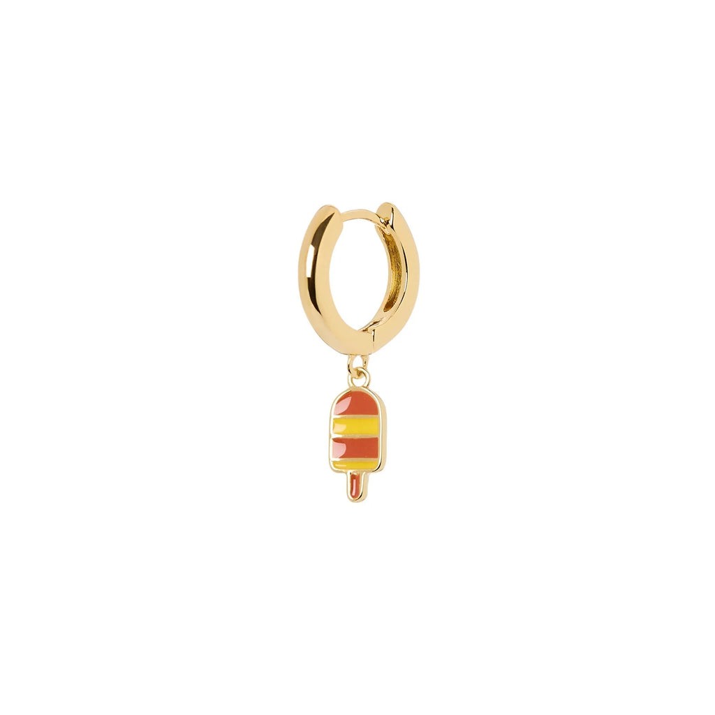 Orecchini a cerchietto con stecco gelato summer mania by Sodini