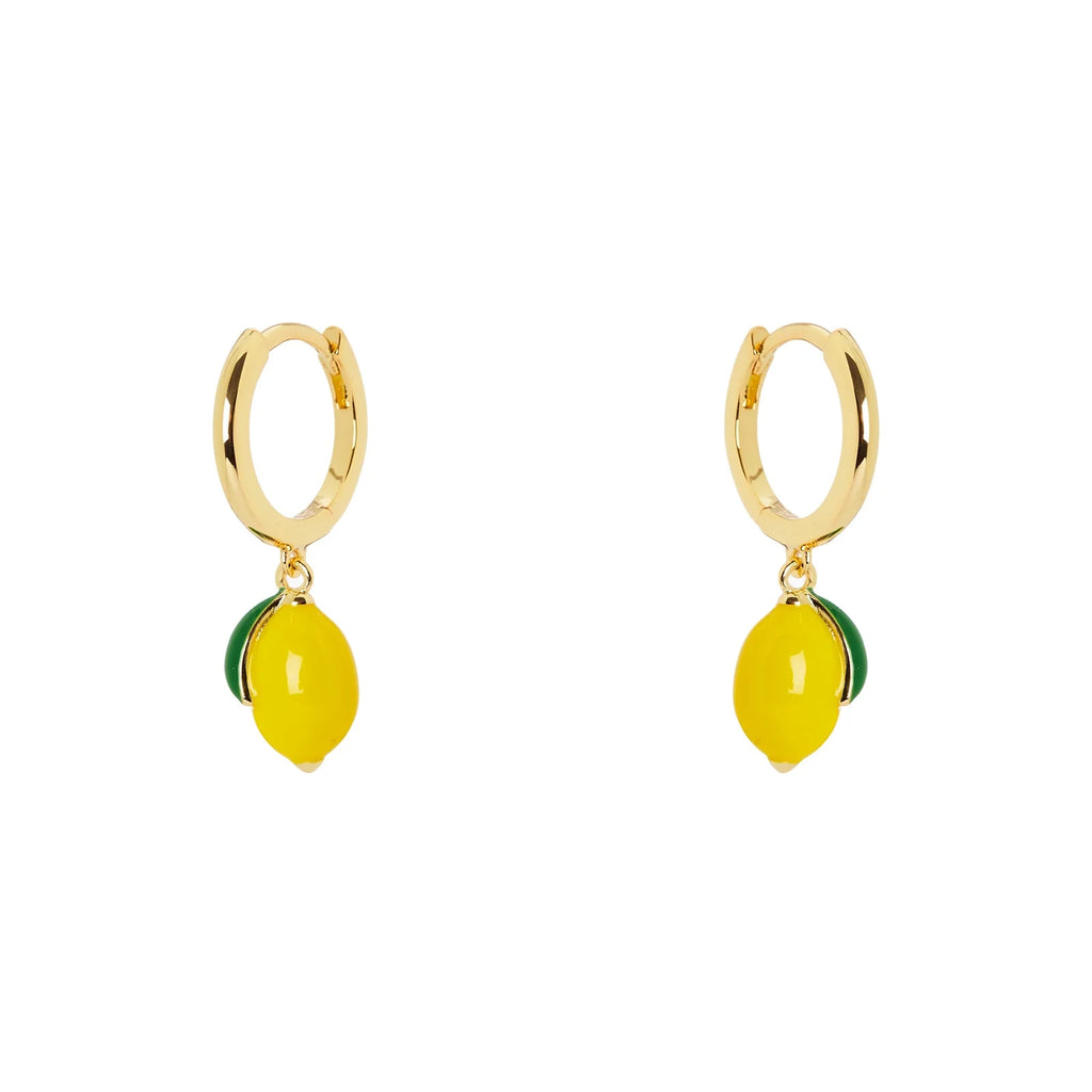 Orecchini cerchio e limone Juicy by Sodini 