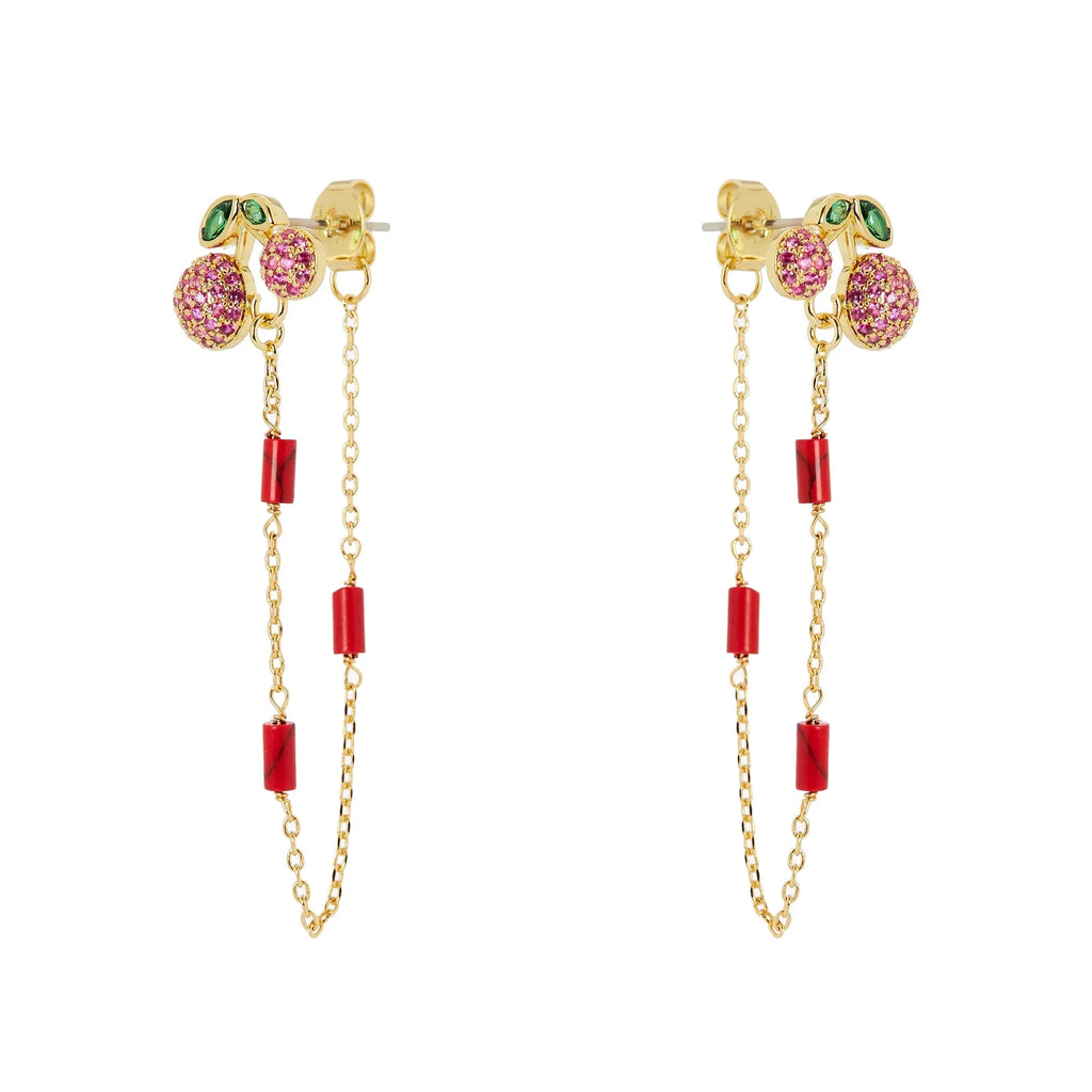 Orecchini ciliegie e catenella Juicy by Sodini
