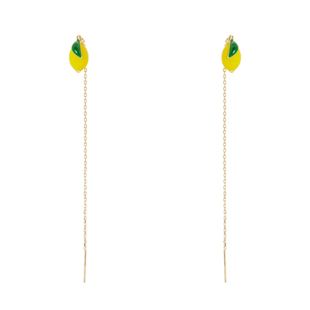 Orecchini saliscendi limone Juicy by Sodini