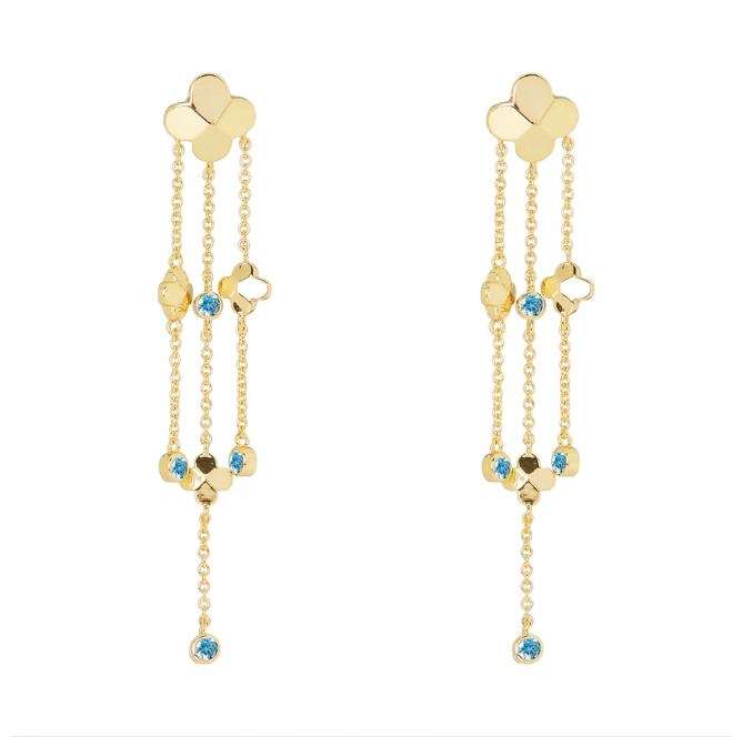 Orecchini a tre catene Juliet by Sodini