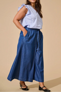 Pantalone palazzo con elastico