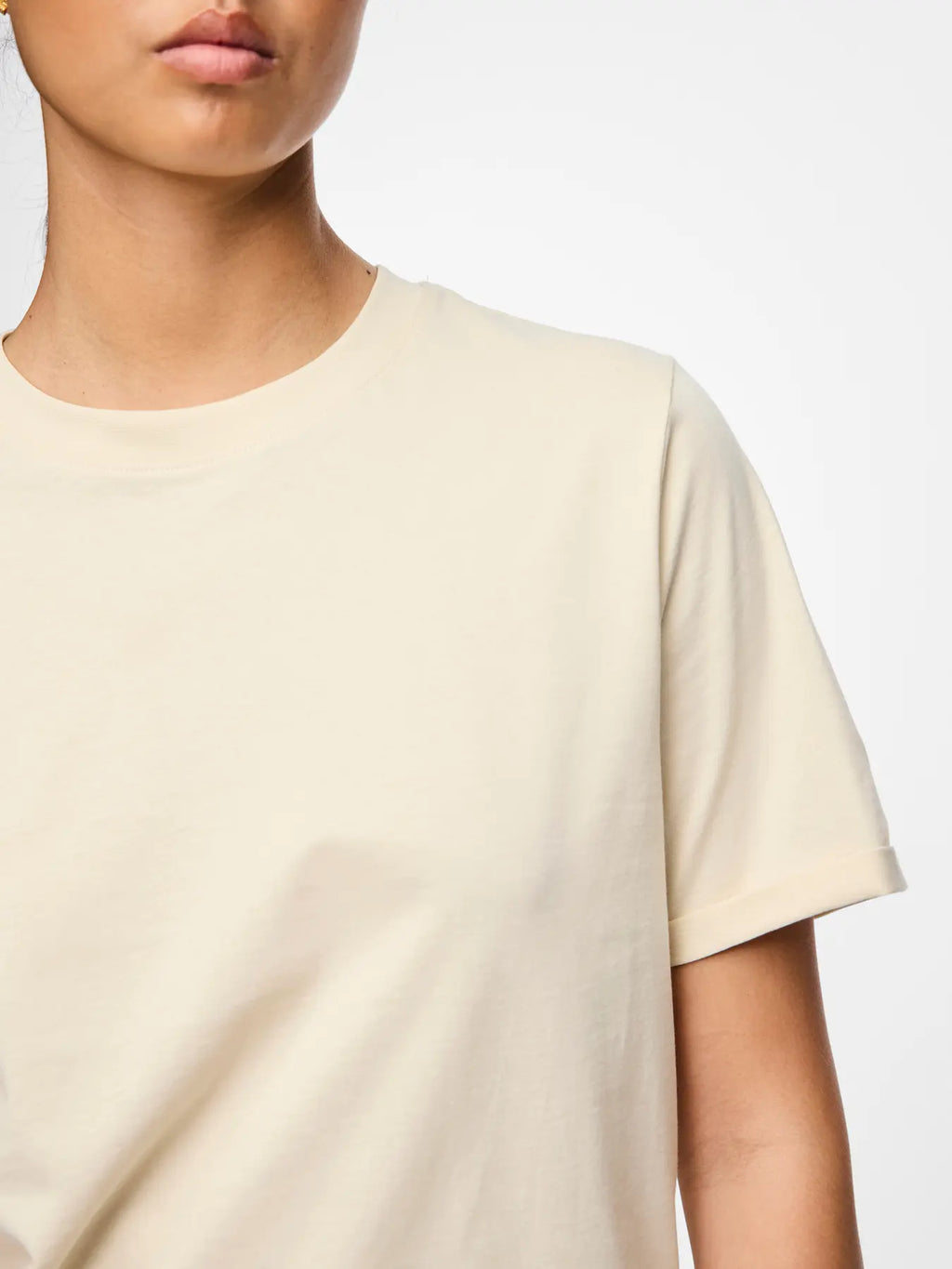 T-shirt in cotone da donna